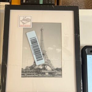 Source Unknown Black and White Picture Frame Accents